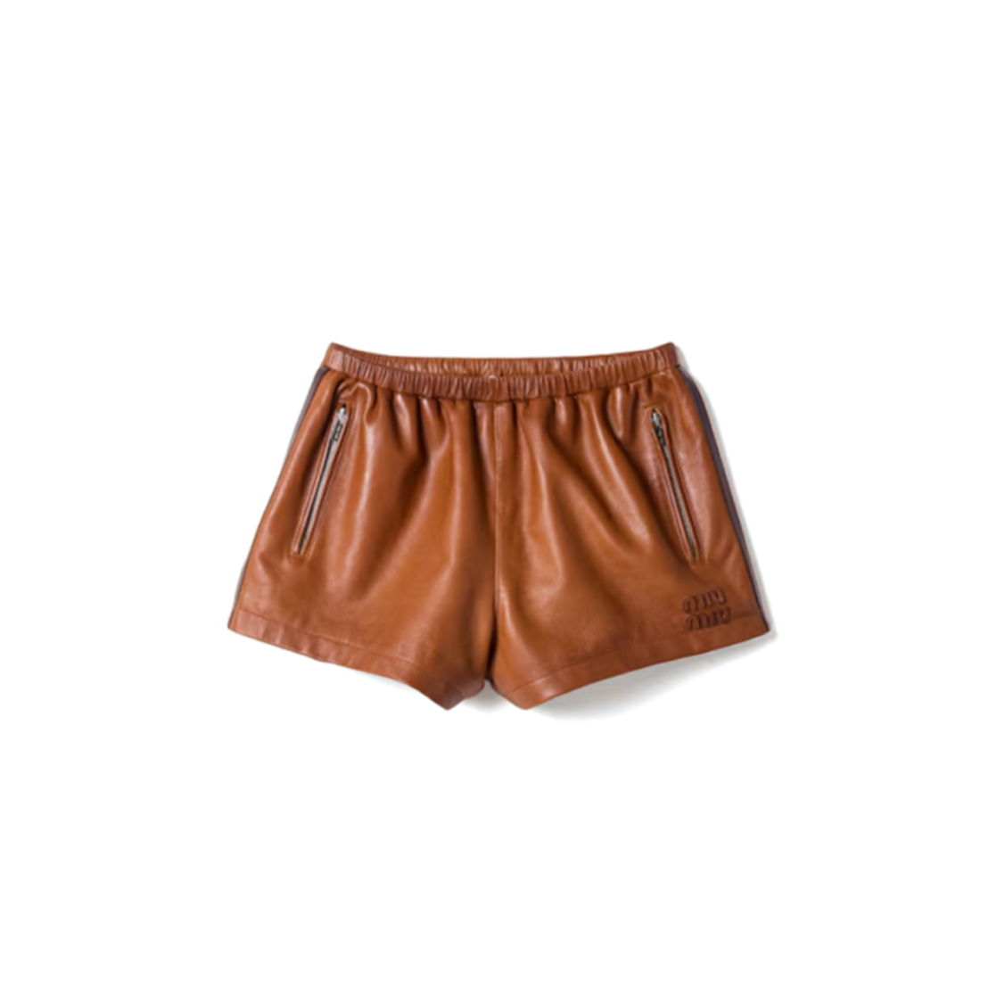 M1v M1v nappa leather shorts mpp410